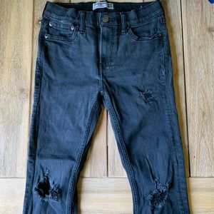 Boys Abercrombie black skinny jeans
